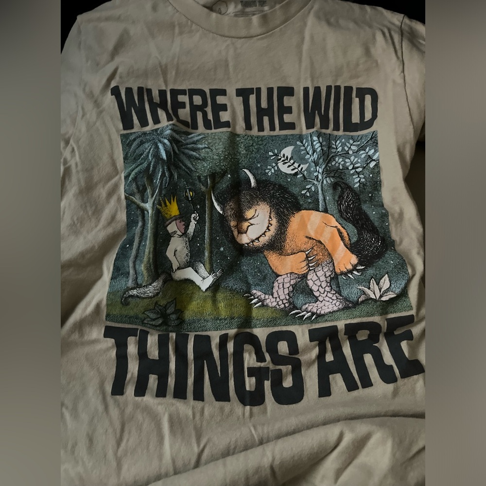 Womens where the wild things are storybook shirt in Beige